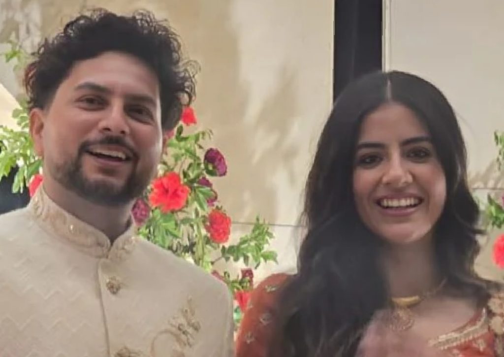 Kuldeep Yadav's engagement with LIC employee and childhood sweetheart Vanshika sparks fan frenzy. Get exclusive details on their love story, secret engagement, and wedding plans.