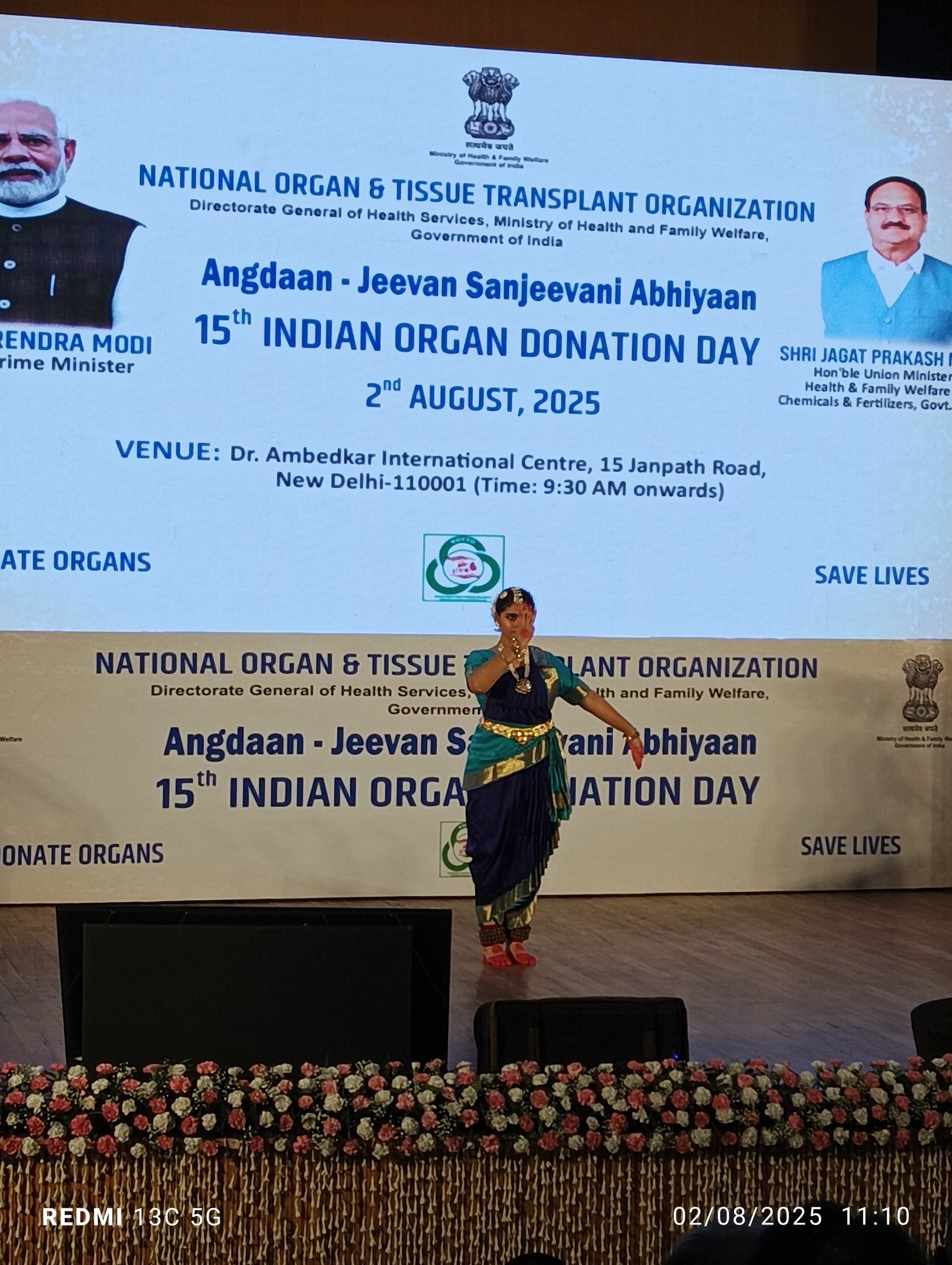 Celebrating 15th Indian Organ Donation Day 2025, NOTTO promotes life-saving awareness through "Angdaan- Jeevan Sanjeevani" campaign in New Delhi,