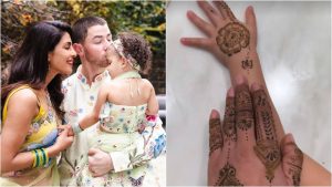করবা চৌথে প্রিয়াঙ্কা চোপড়া (Priyanka Chopra) মেহেন্দিতে হিন্দিতে লিখলেন স্বামী নিক জনাসের (Nick Jonas) নাম। বিদেশে থেকেও ভারতীয় সংস্কৃতিতে মগ্ন অভিনেত্রী। জানুন তাঁর করবা চৌথ উদযাপন সম্পর্কে।