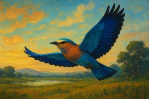 Neelkanth bird (Indian Roller) release was once a major Vijayadashami ritual in Bengal. Learn why this tradition started, its cultural significance, and why it was stopped due to cruelty and wildlife laws. বিজয়া দশমীতে নীলকণ্ঠ পাখি উড়ানো ছিল বাঙালির সংস্কৃতির অংশ। জানুন কেন এই প্রথার প্রচলন হয়েছিল এবং কী কারণে তা নিষিদ্ধ হয়ে গিয়েছে।