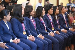 The President congratulated each member of the Indian Women Cricket team and said that they have created history by winning the Cricket World Cup. Millions of Indians in every corner of the country and abroad are celebrating this victory.