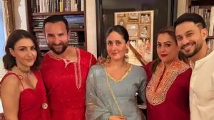 সোহা বলেন, “আমাদের মতো অভিনেতাদের একসঙ্গে বসে খাওয়া মানে, বেশিরভাগ সময় নিজেদের নিয়েই আলোচনা হয়। কিন্তু, এই টেবিলে এমন দু’জন আছেন, যারা পুরো পরিবেশটাই জমিয়ে রাখেন, কুনাল আর করিনা। ওরা যখন ফর্মে থাকে, হাসিতে পেট ব্যথা হয়ে যায়।” সোহা আরও যোগ করেন, “আমার আর সাইফের (Saif Ali Khan) মধ্যে এক ধরনের কমন সেন্স অফ হিউমার আছে। হয়তো সেটা আমাদের বাবার (Mansoor Ali Khan Pataudi) কাছ থেকে জিনগতভাবে এসেছে, আবার হয়তো বিদেশে পড়াশোনা করার অভিজ্ঞতা থেকেও এসেছে। ইংল্যান্ডে থাকা, সেখানকার সংস্কৃতির মধ্যে থাকা, নিজেকে নিয়ে মজার ছলে হাসতে পারা, এসবই আমাদের রক্তে মিশে আছে।”