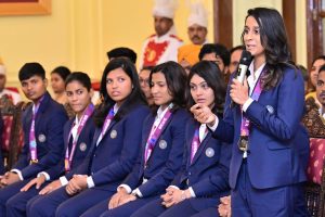 The President congratulated each member of the Indian Women Cricket team and said that they have created history by winning the Cricket World Cup. Millions of Indians in every corner of the country and abroad are celebrating this victory.