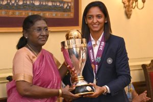The President congratulated each member of the Indian Women Cricket team and said that they have created history by winning the Cricket World Cup. Millions of Indians in every corner of the country and abroad are celebrating this victory.