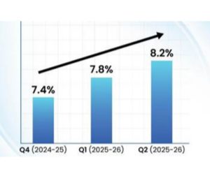 ৭.৪ শতাংশ বৃদ্ধির লক্ষ্য বাস্তবায়িত হলে ভারত বিশ্বের দ্রুততম বর্ধনশীল বৃহৎ অর্থনীতিগুলির মধ্যে নিজের অবস্থান আরও মজবুত করবে। উৎপাদন খাতে ‘মেক ইন ইন্ডিয়া’ (Make in India) উদ্যোগ, পরিষেবা খাতে ডিজিটাল রূপান্তর এবং পরিকাঠামো নির্মাণে সরকারি বিনিয়োগ এই বৃদ্ধির মূল ভিত্তি হিসেবে কাজ করছে। একই সঙ্গে ভোক্তা চাহিদা এবং বেসরকারি বিনিয়োগ বৃদ্ধি অর্থনীতিকে দীর্ঘমেয়াদে টেকসই রাখতে সহায়ক হবে।