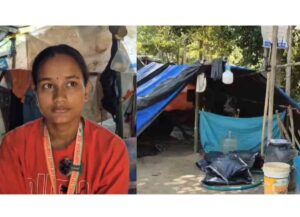 অসমের ১৭ বছরের জনমণি কোঁওর জাতীয় কারাটে চ্যাম্পিয়নশিপে সোনা জিতেছেন। অথচ বন্যায় বাড়ি ভেসে যাওয়ায় এখনও ত্রিপলের নিচে দিন কাটাচ্ছে তাঁর পরিবার।