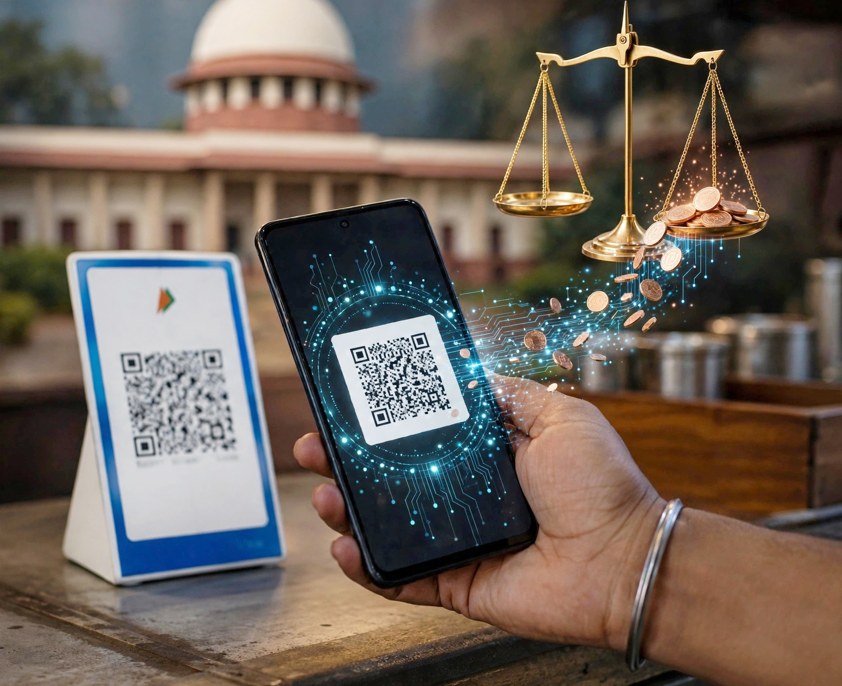 ২০০০ টাকার বেশি নির্দিষ্ট UPI ব্যবসায়িক লেনদেনে ০.৪ শতাংশ MDR চালুর সিদ্ধান্তে আপাতত স্থগিতাদেশ দিল না সুপ্রিম কোর্ট। ১৫ অক্টোবর থেকে কী বদলাবে, জানুন বিস্তারিত।
