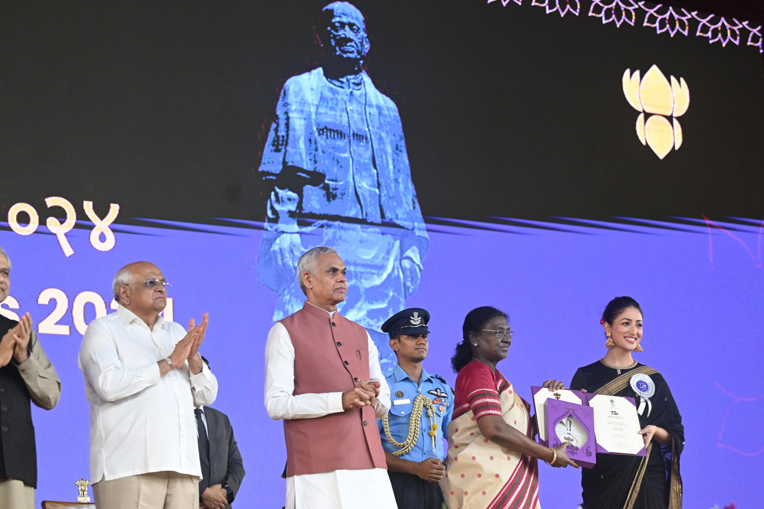 The President of India, Smt Droupadi Murmu, presented the 72nd National Film Awards at a ceremony held at Ekta Nagar, Kevadia, Gujarat, on September 22, 2026. She also conferred the Dadasaheb Phalke Award for 2024 on veteran actor Shri Anant Nag in recognition of his outstanding contribution to Indian cinema.