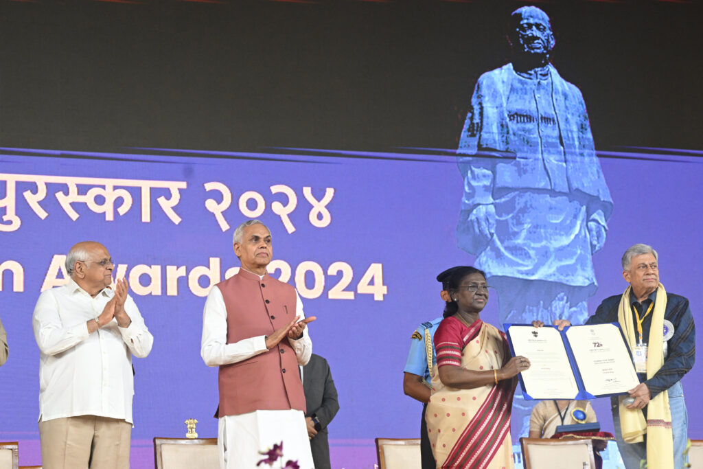 The President of India, Smt Droupadi Murmu, presented the 72nd National Film Awards at a ceremony held at Ekta Nagar, Kevadia, Gujarat, on September 22, 2026. She also conferred the Dadasaheb Phalke Award for 2024 on veteran actor Shri Anant Nag in recognition of his outstanding contribution to Indian cinema.