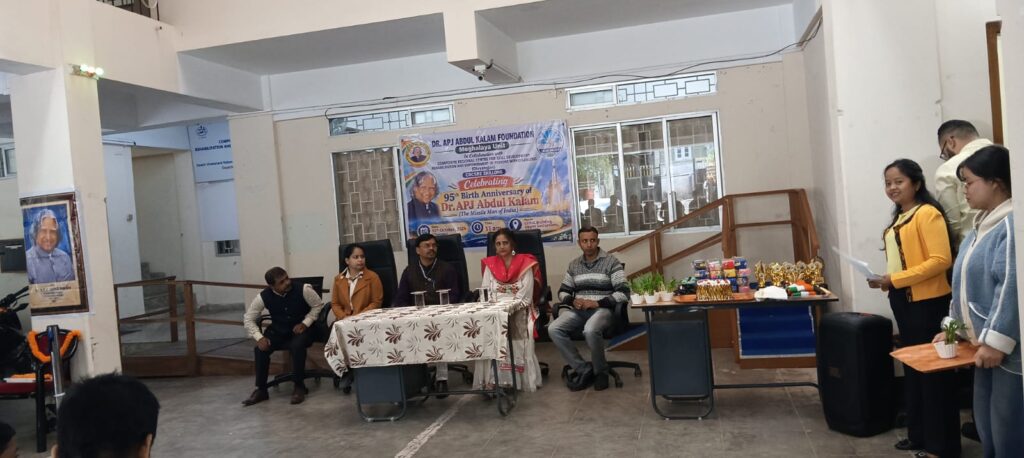 The Meghalaya Unit of the Dr APJ Abdul Kalam Foundation, in collaboration with CRC Dhankheti, Shillong, observed the 95th birth anniversary of former President of India and renowned scientist Dr APJ Abdul Kalam with a special programme dedicated to children with special needs.