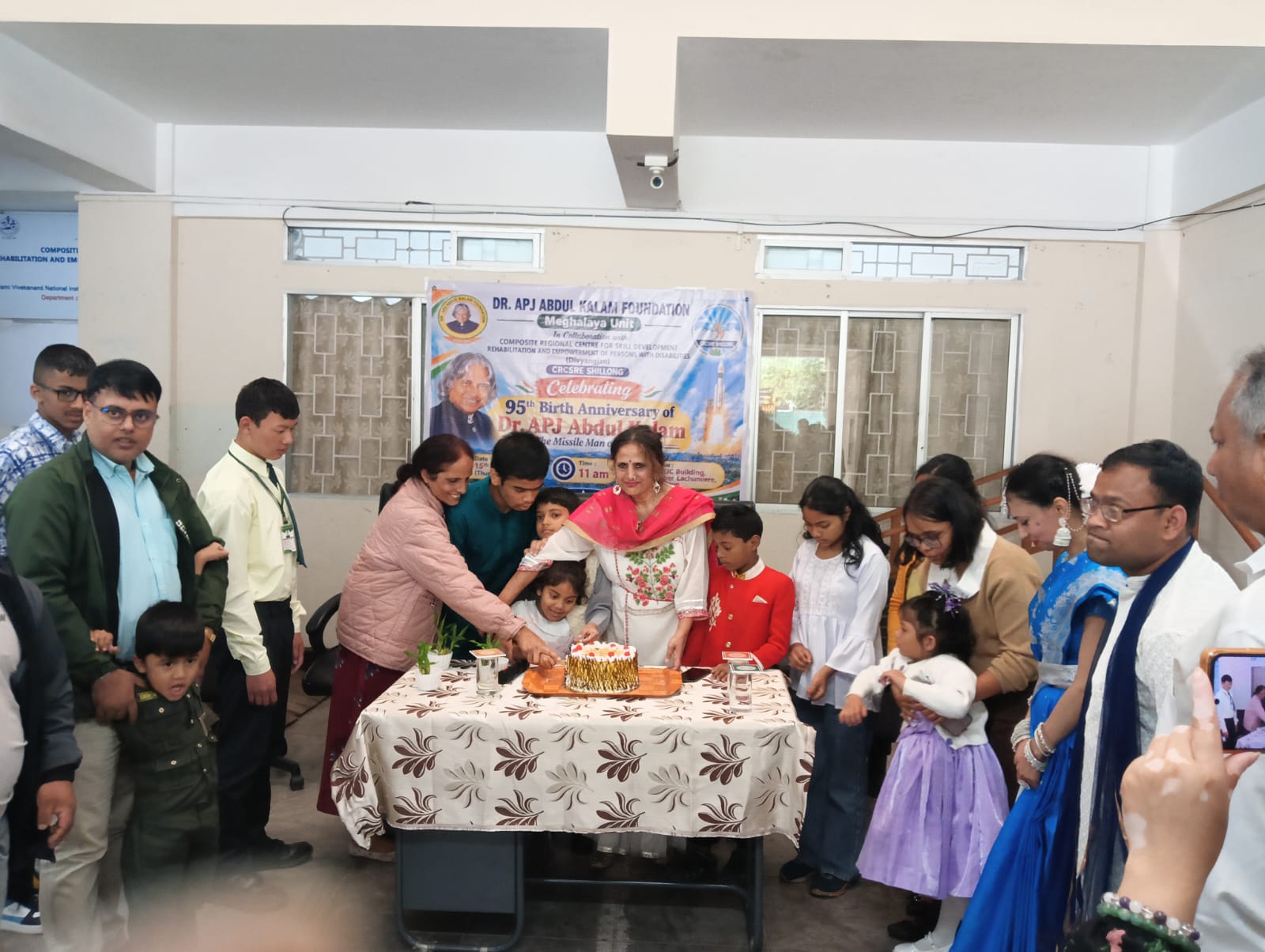 The Meghalaya Unit of the Dr APJ Abdul Kalam Foundation, in collaboration with CRC Dhankheti, Shillong, observed the 95th birth anniversary of former President of India and renowned scientist Dr APJ Abdul Kalam with a special programme dedicated to children with special needs.