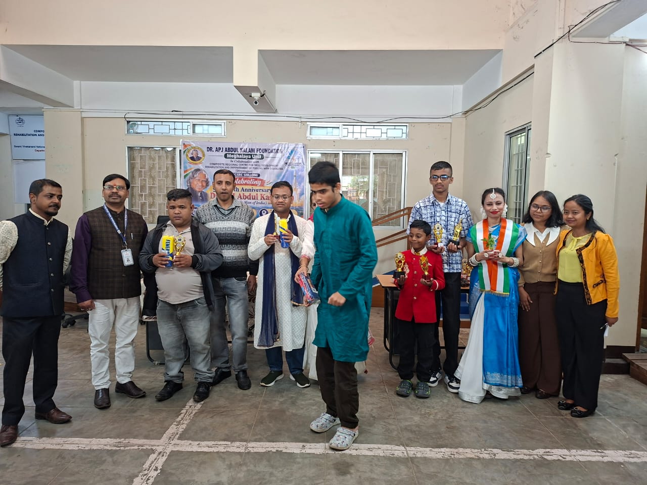 The Meghalaya Unit of the Dr APJ Abdul Kalam Foundation, in collaboration with CRC Dhankheti, Shillong, observed the 95th birth anniversary of former President of India and renowned scientist Dr APJ Abdul Kalam with a special programme dedicated to children with special needs.