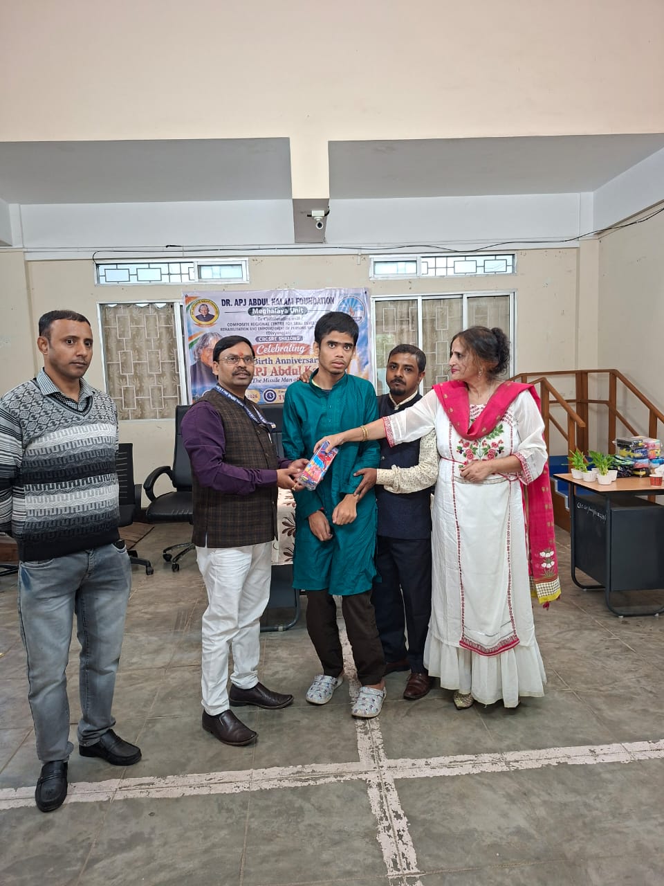 The Meghalaya Unit of the Dr APJ Abdul Kalam Foundation, in collaboration with CRC Dhankheti, Shillong, observed the 95th birth anniversary of former President of India and renowned scientist Dr APJ Abdul Kalam with a special programme dedicated to children with special needs.