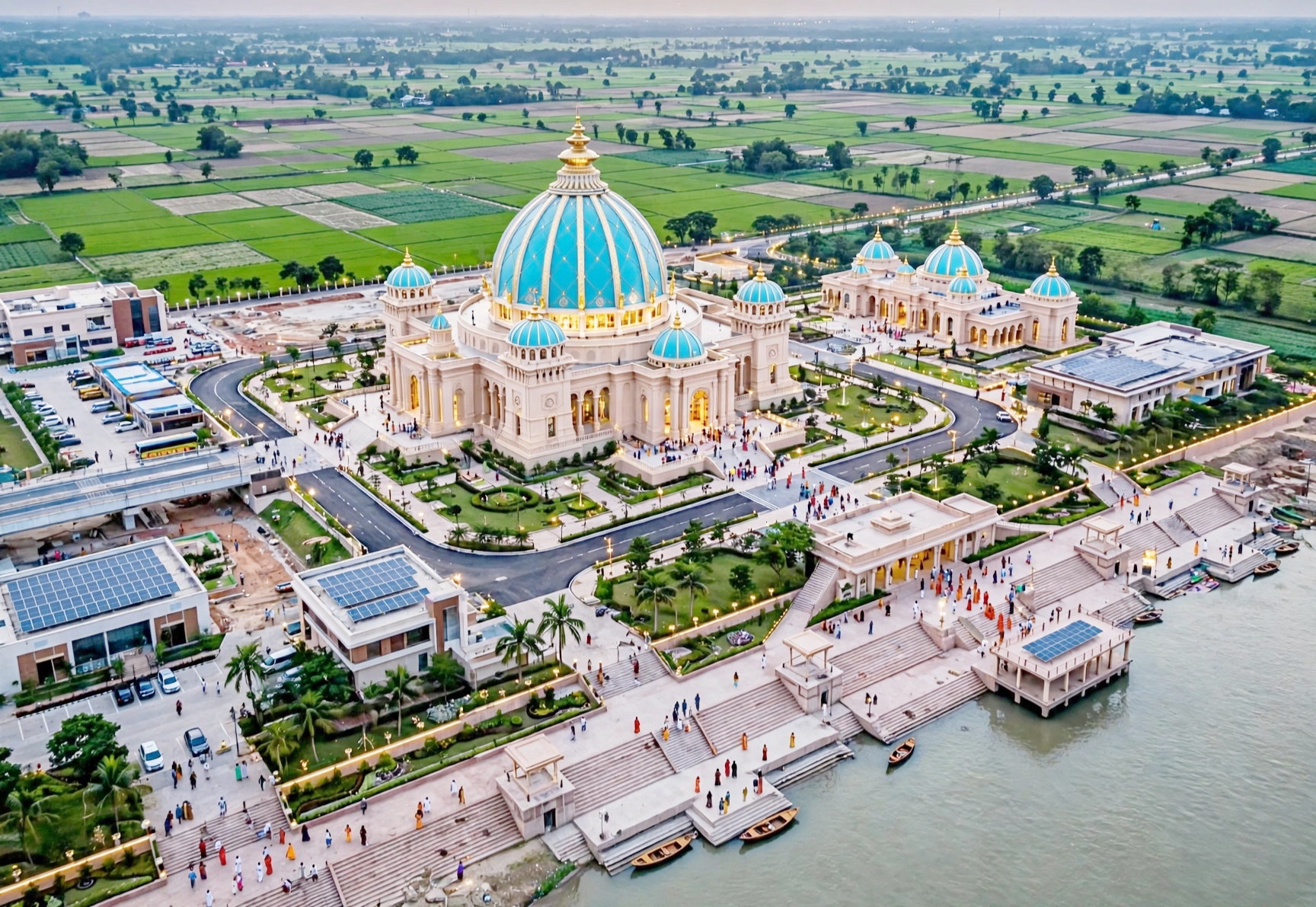 নদীয়ার মায়াপুরকে (Mayapur) ঘিরে বড়সড় পরিকাঠামোগত পরিবর্তনের পরিকল্পনা নিয়েছে পশ্চিমবঙ্গ সরকার। ইসকন মায়াপুরকে (ISKCON Mayapur), কেন্দ্র করে প্রায় ৭০০ থেকে ৮০০ একর এলাকা নিয়ে একটি সামগ্রিক উন্নয়ন পরিকল্পনা তৈরির উদ্যোগ শুরু হয়েছে। লক্ষ্য, মায়াপুরকে আন্তর্জাতিক মানের তীর্থক্ষেত্র ও পর্যটনকেন্দ্র হিসেবে গড়ে তোলা ও দেশ-বিদেশ থেকে আসা পুণ্যার্থী ও পর্যটকদের জন্য উন্নত নাগরিক পরিষেবা তৈরি করা।