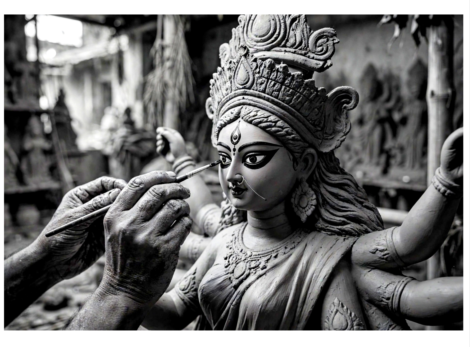 Today is Mahalaya 2026, end of Pitri Paksha and beginning of Devi Paksha. Listen to Birendra Krishna Bhadra Mahishasuramardini, Tarpan rituals at Ganga ghats and Chakshudan at Kumartuli marks Durga Puja countdown.