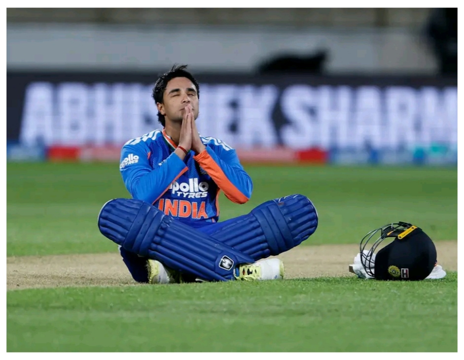 Abhishek Sharma 113 runs off 38 balls against New Zealand, including 11 sixes and a 35-ball century
