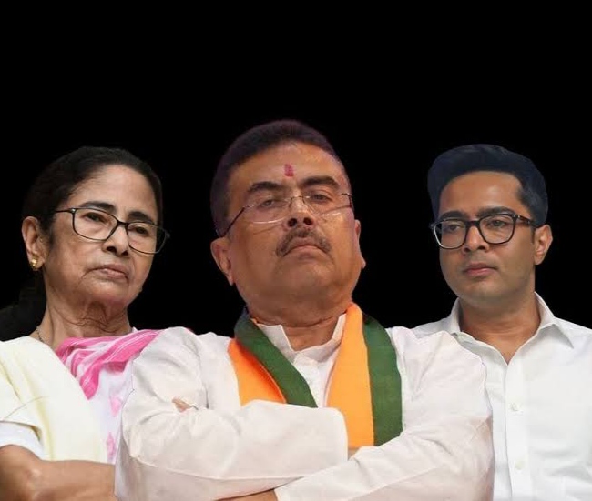 বারুইপুরের জনসভায় মমতা বন্দ্যোপাধ্যায় ও অভিষেক বন্দ্যোপাধ্যায়কে আক্রমণ মুখ্যমন্ত্রী শুভেন্দু অধিকারীর